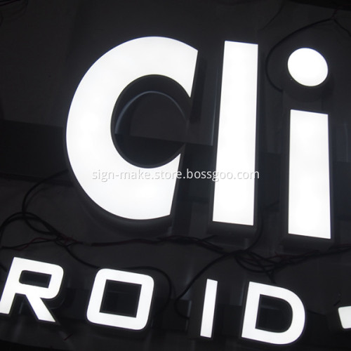 Illuminated Acrylic Signage Sign